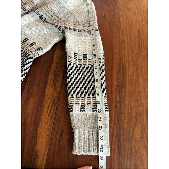 Cupcakes and Cashmere Women's Multicolor Stripes Open Cardigan Sweater Medium - Picture 6 of 7